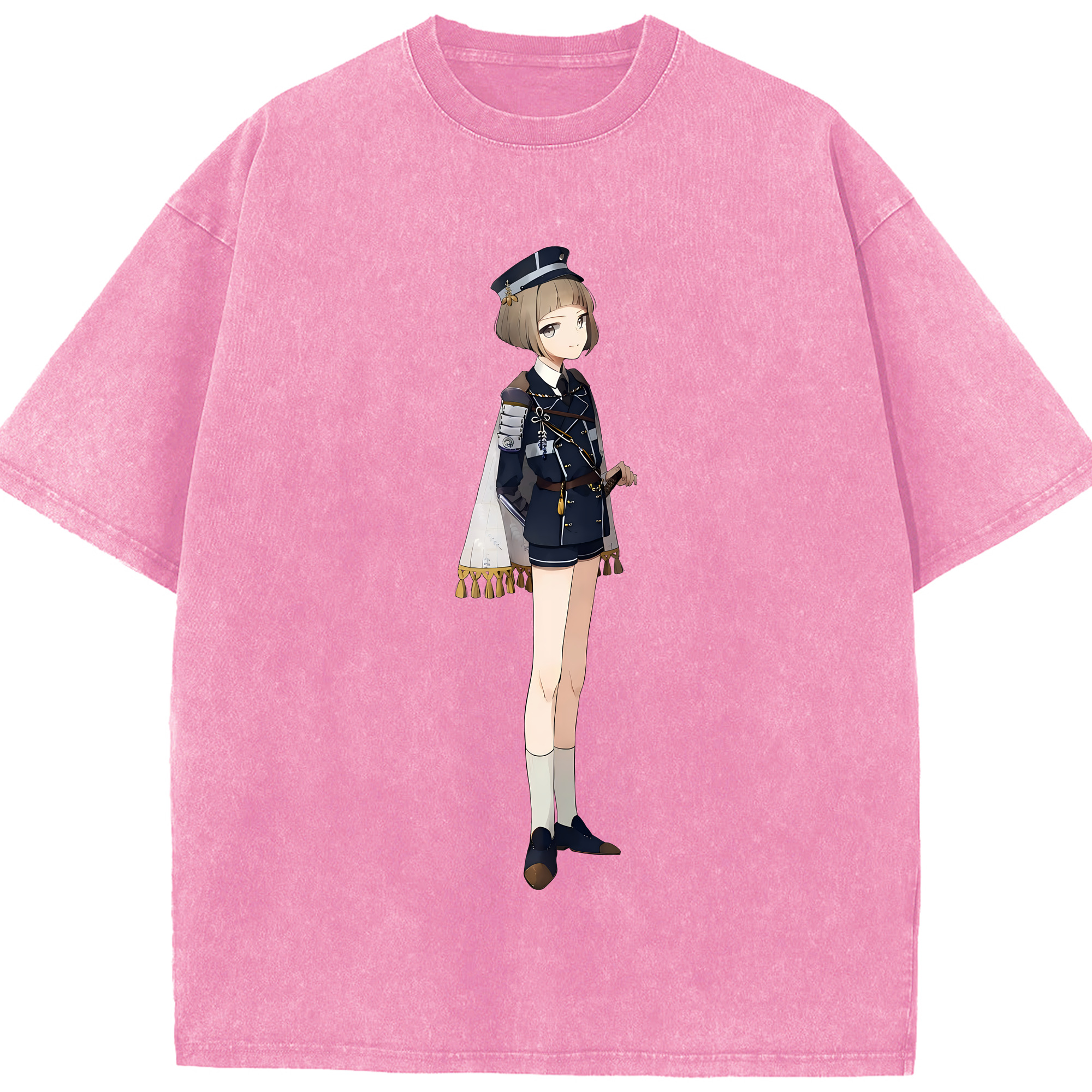 （画像用） 刀剣乱舞 Touken Ranbu 綿100% ヴィンテージ風 半袖Tシャツ（フロントプリント）